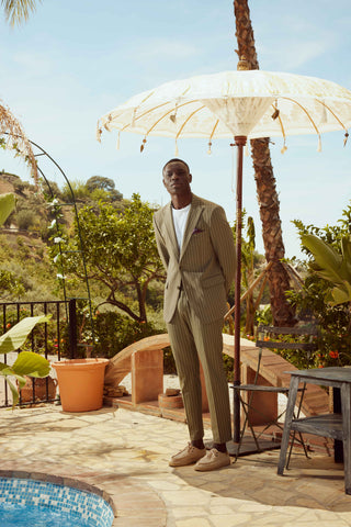 Cape Town khaki jakkesæt - SUIT CLUB