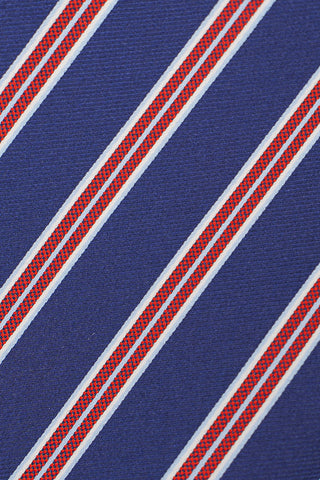 Accessory-pack (Navy & rødt stribet) tæt på af farver - SUIT CLUB