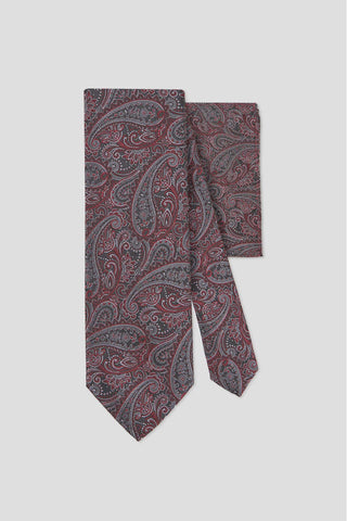 Accessory-pack (Sort & rød paisley) -SUIT CLUB