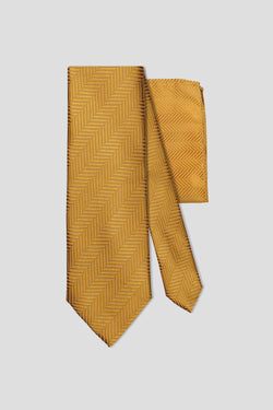 Slips & lommekluds pakke (guld sildeben)