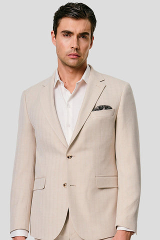 PRESTIGE sand blazer med sildeben