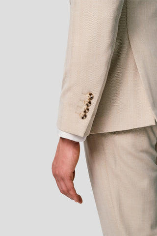 PRESTIGE sand blazer med sildeben