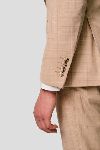 PRESTIGE sand blazer med tern