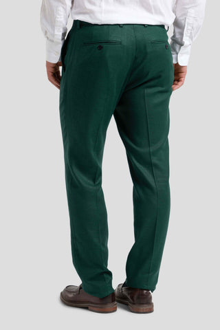 PRESTIGE racing green hør habitbukser PRESTIGE