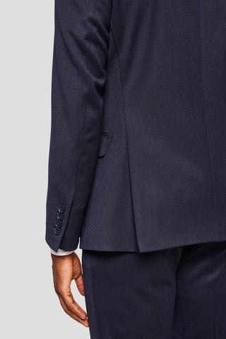 PRESTIGE navy dobbeltradet blazer - SUIT CLUB