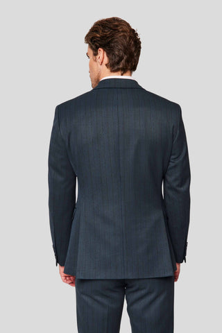PRESTIGE petrol blazer med tern - SUIT CLUB