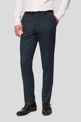 PRESTIGE petrol habitbukser med tern - SUIT CLUB