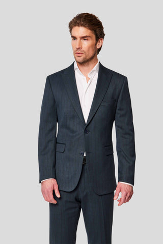 PRESTIGE petrol blazer med tern - SUIT CLUB