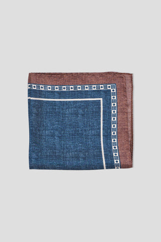 Rød & navy bandana med mønster suitclub.dk