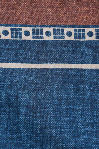 Rød & navy bandana med mønster suitclub.dk