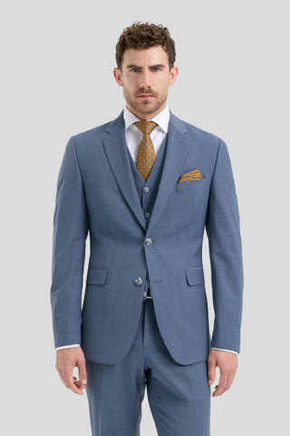 PREMIUM lyseblåt three-piece jakkesæt PREMIUM