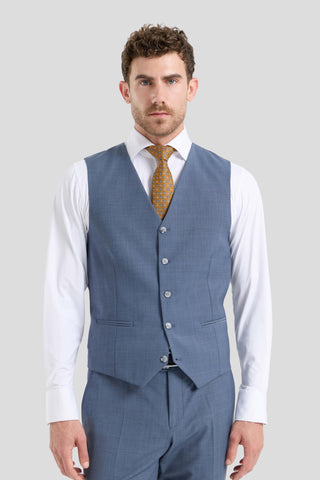 PREMIUM lyseblåt three-piece jakkesæt PREMIUM