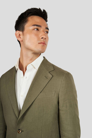 Casablanca khaki hør blazer - SUIT CLUB