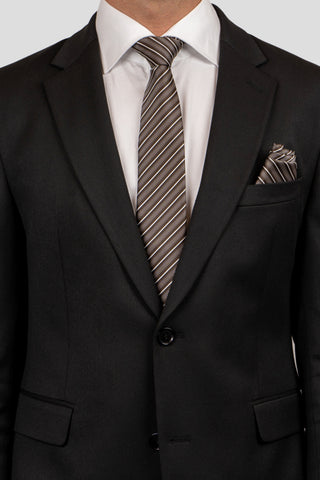 Accessory-pack (Brun & hvid stribet) På model- SUIT CLUB