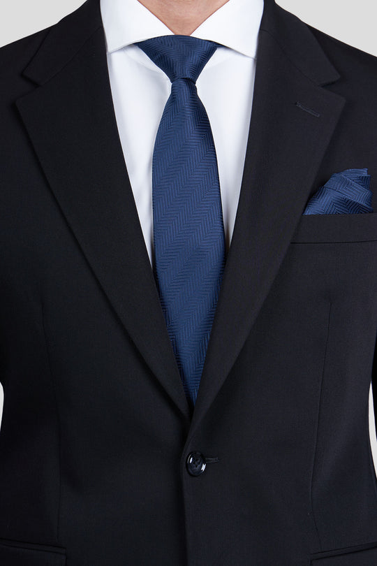 Slips & lommekluds pakke (Navy sildeben) suitclub.dk