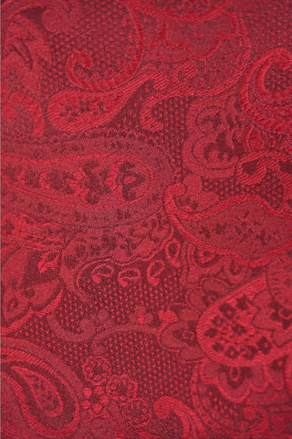 Accessory-pack (Rød paisley) tæt på af farver- SUIT CLUB