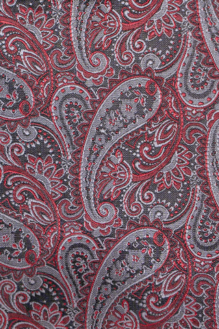Accessory-pack (Sort & roed paisley) tæt på af farver - SUIT CLUB