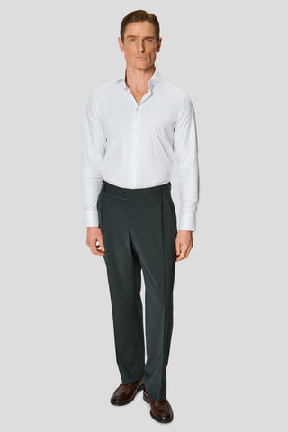 Exclusive twill skjorte hvid slim Shirtmakers