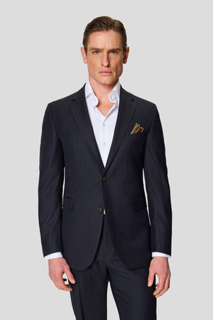 HERITAGE marineblauer Blazer mit Nadelstreifen