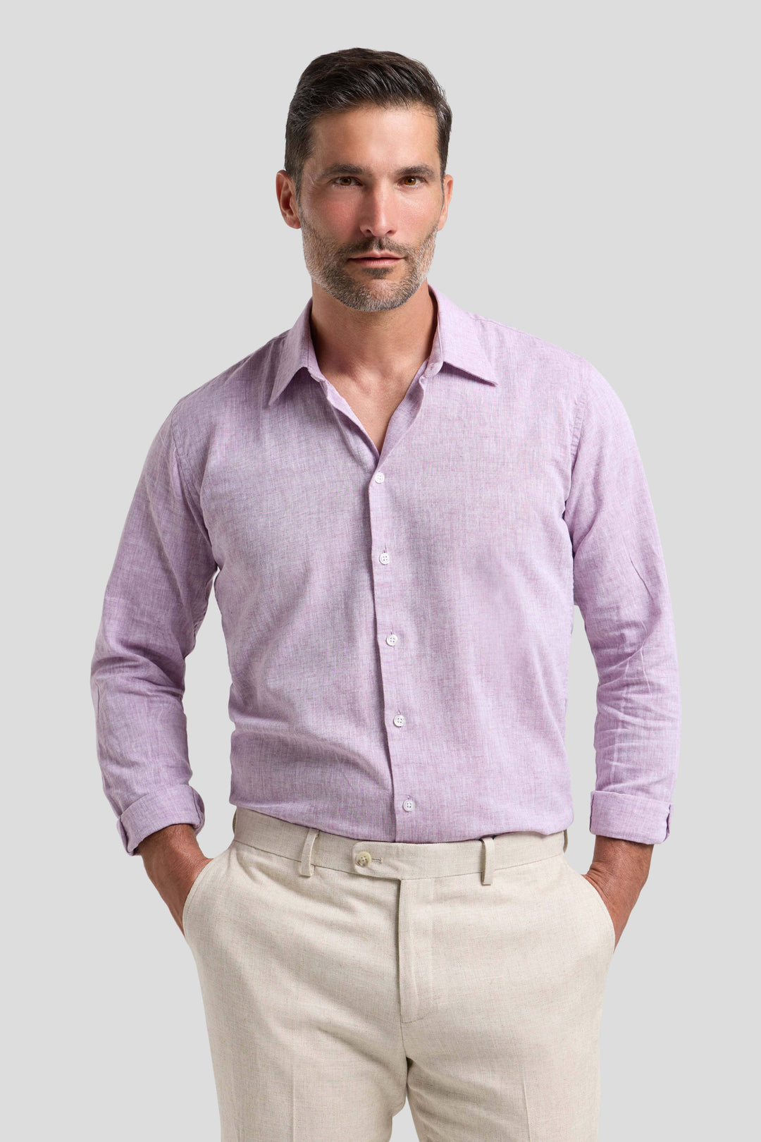 Rose hørskjorte Shirtmakers