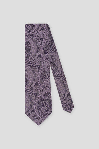 Lavendel paisley silkeslips suitclub.dk