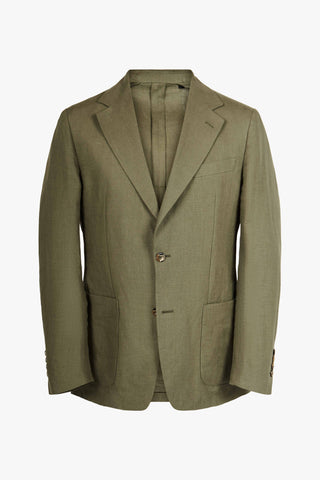 Casablanca Khaki hør two-piece suit | 2750.00 kr | Suit Club