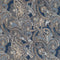 Marineblaues Paisley-Seideneinstecktuch