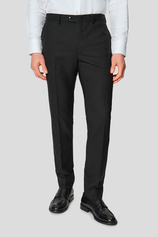 PREMIUM sort three-piece jakkesæt med sildeben PREMIUM