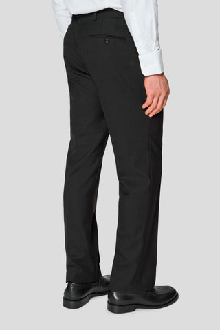 PREMIUM sort three-piece jakkesæt med sildeben PREMIUM