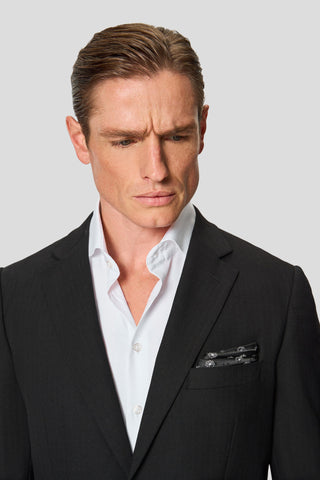 PREMIUM sort blazer med sildeben MBO