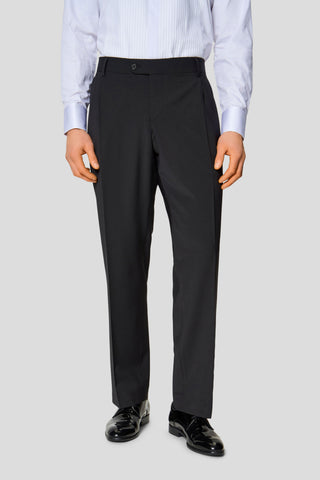 PREMIUM navy velour smoking jakkesæt PREMIUM