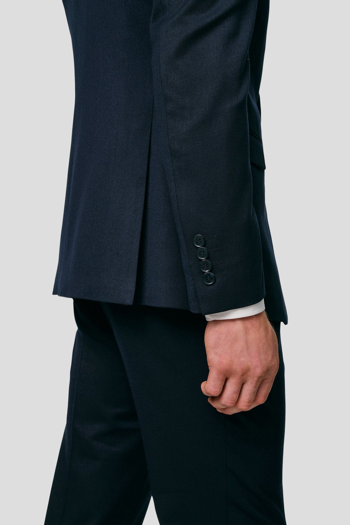 PRESTIGE navy three-piece jakkesæt MBO