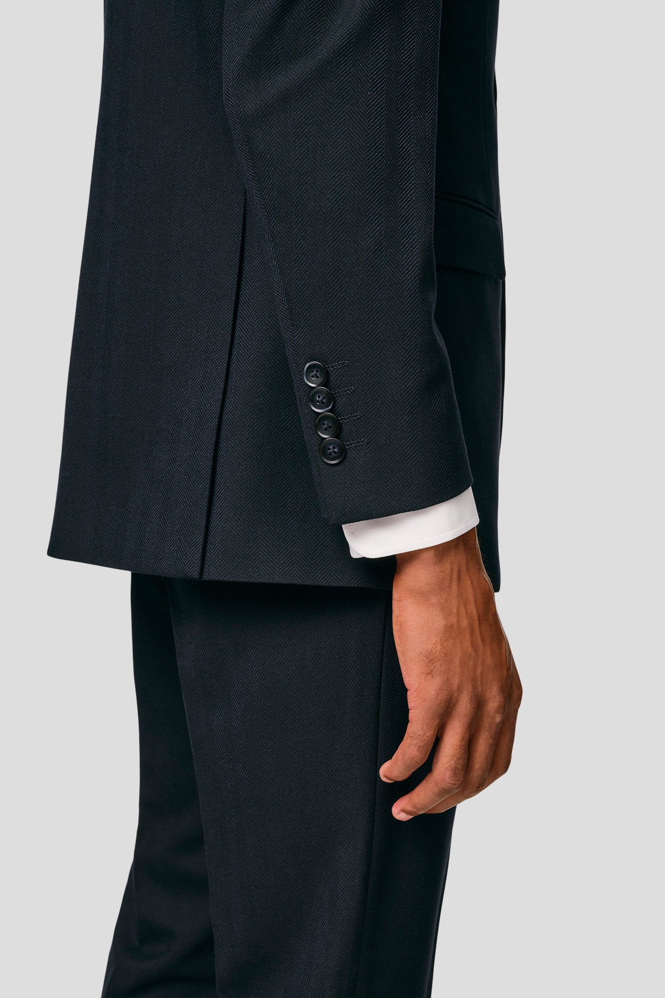PRESTIGE navy blazer med sildeben MBO