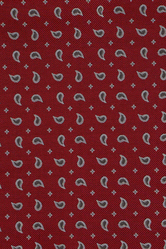 Slips & lommekluds pakke (Rødt dråbemønster) suitclub.dk