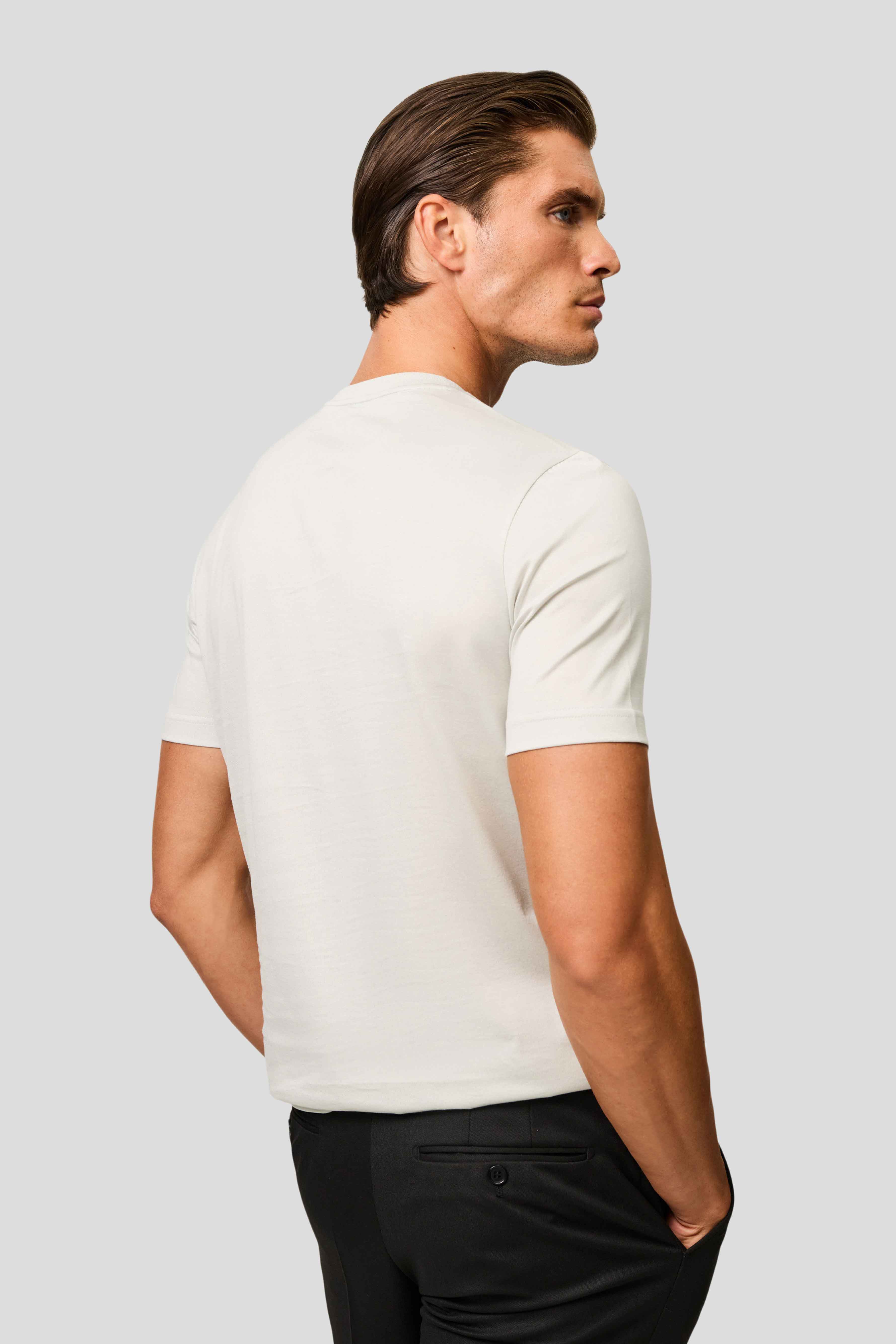 Lys grå T-shirt SUIT CLUB