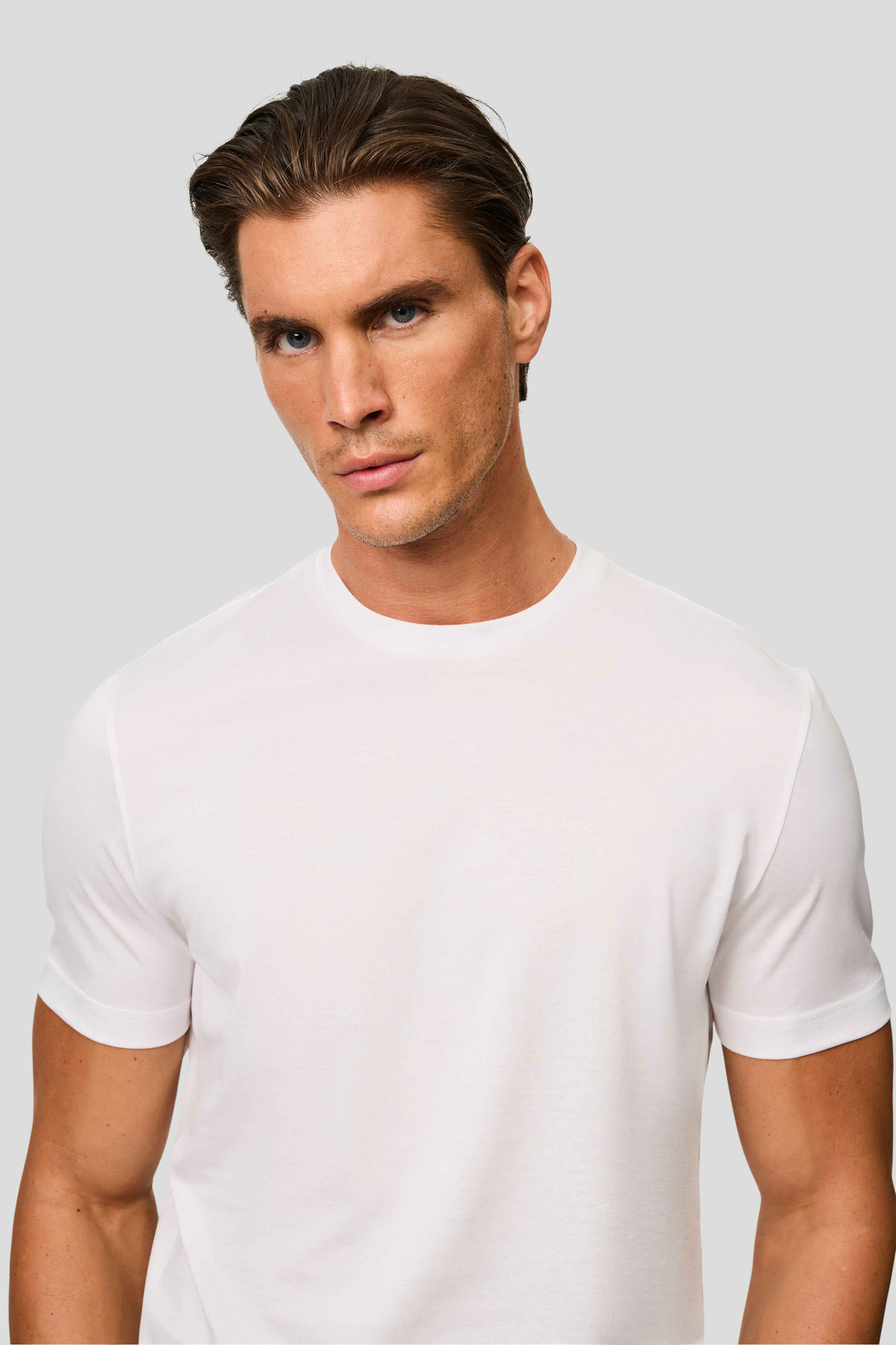 Hvid T-shirt SUIT CLUB