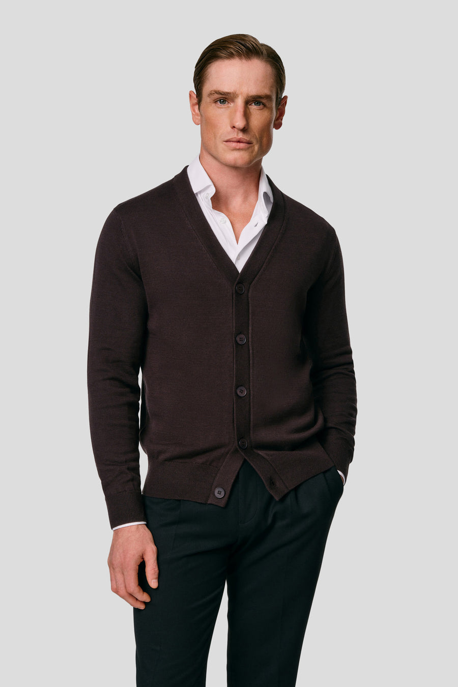 Brun cardigan HVIID