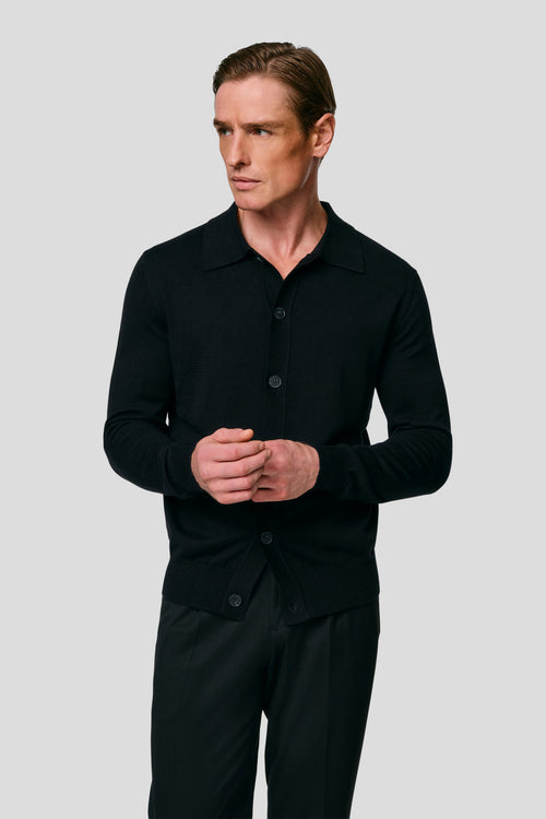 Sort polo cardigan