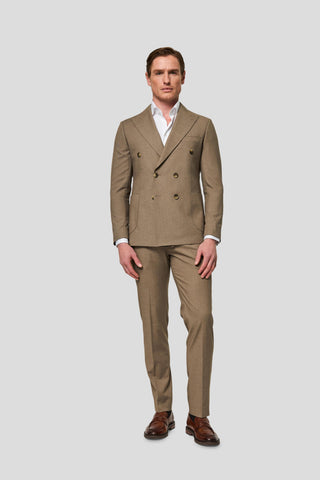 PRESTIGE stone dobbeltradet blazer - SUIT CLUB