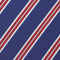 Slips & lommekluds pakke (Navy & rødt stribet)