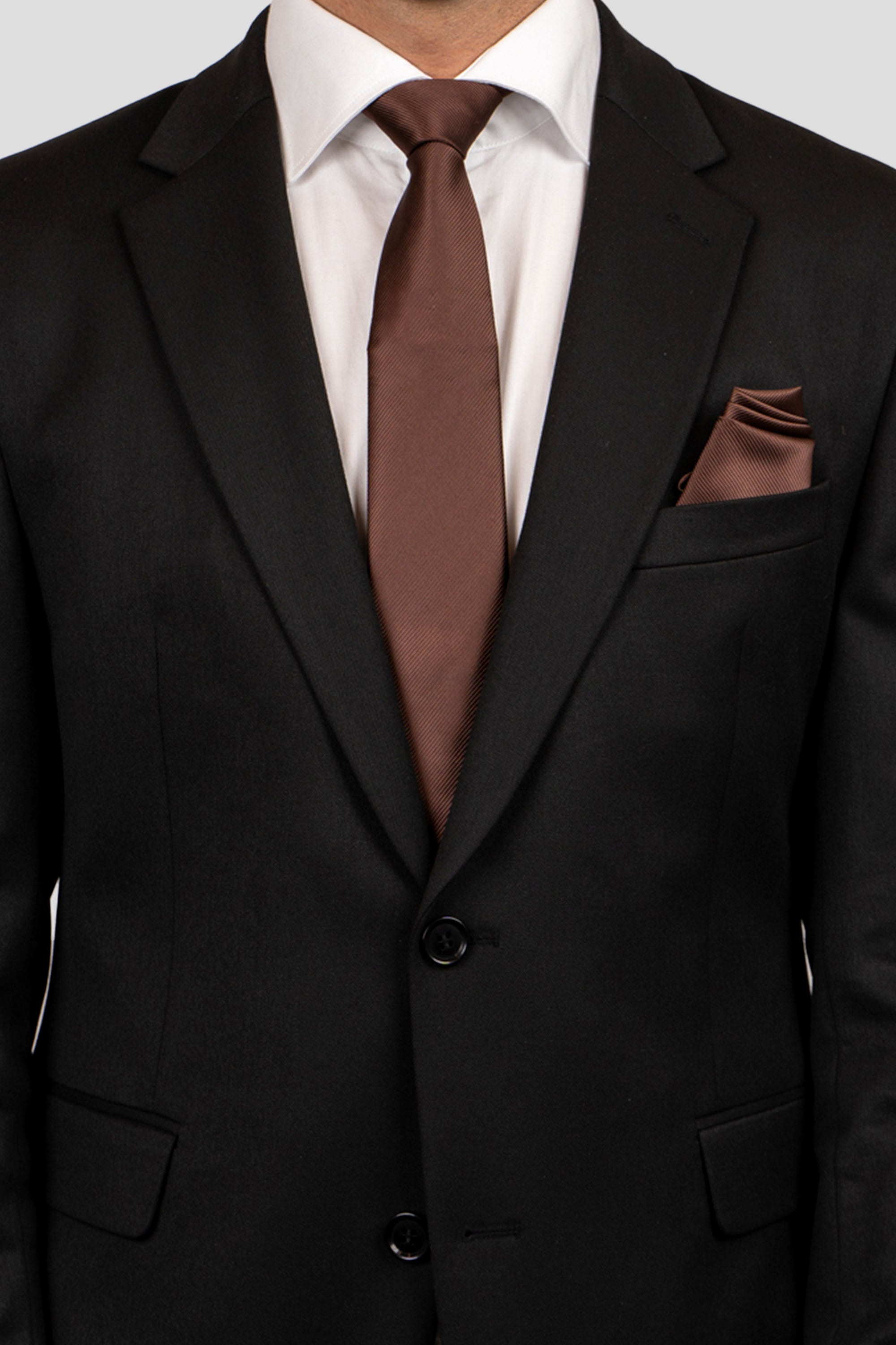Slips & lommekluds pakke (Brun) suitclub.dk