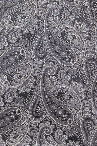 Sort & hvidt paisley slips