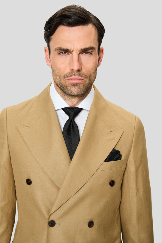 PRESTIGE camel dobbeltradet hørblazer