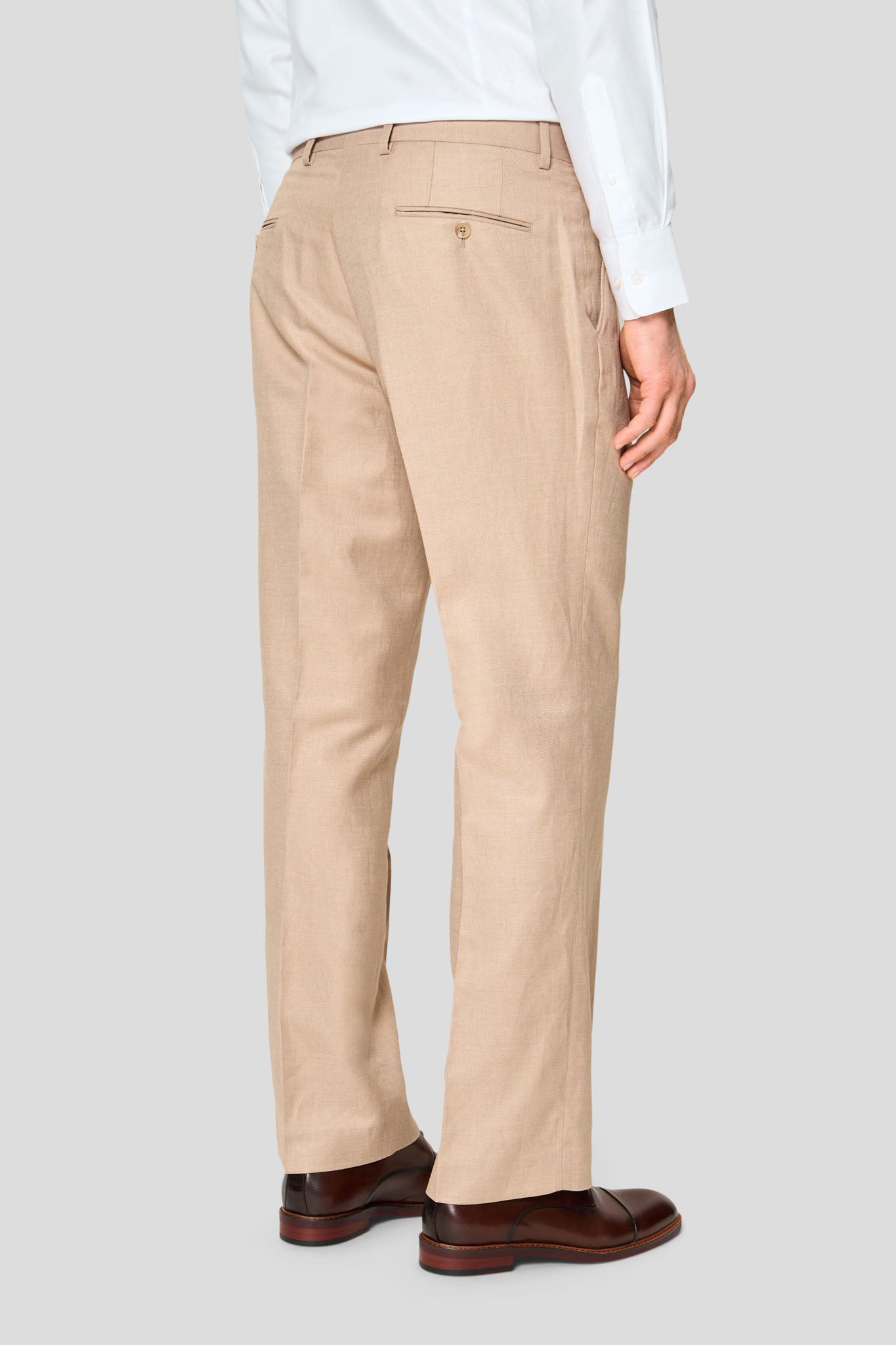 PRESTIGE sand hørjakkesæt