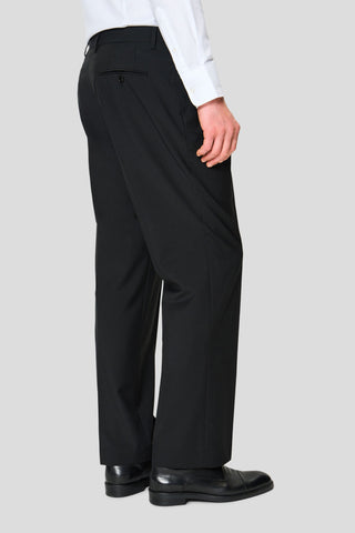 PRESTIGE sorte straight fit habitbukser 2.0