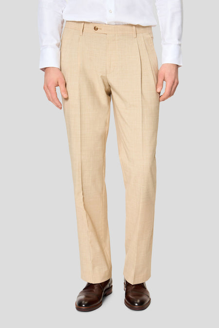 PREMIUM beige Anzughosen