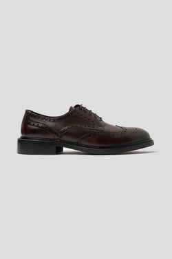 Brun brogue sko