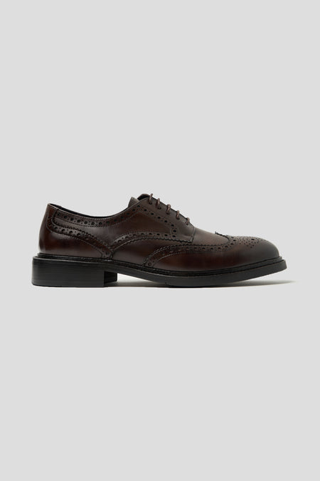 Brun brogue sko