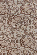 Beige paisley silkeslips