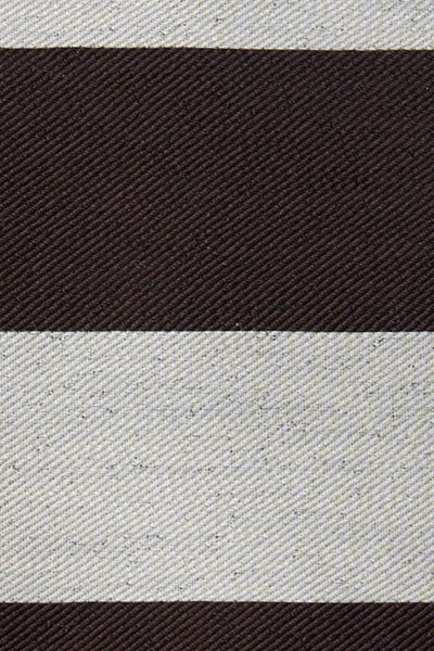 Slips og lommekluds pakke (Brunt stribet i silke)